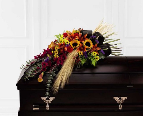 The FTD Glorious Garden(tm) Casket Spray